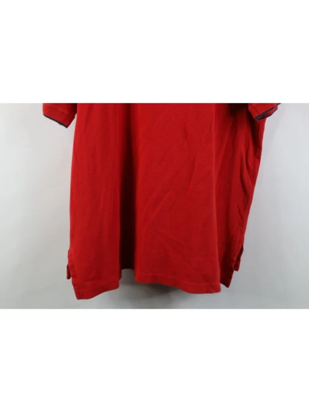 Vtg 90s Polo Sport Ralph Lauren Mens XL Spell Out Flag Thermal Knit Golf Polo